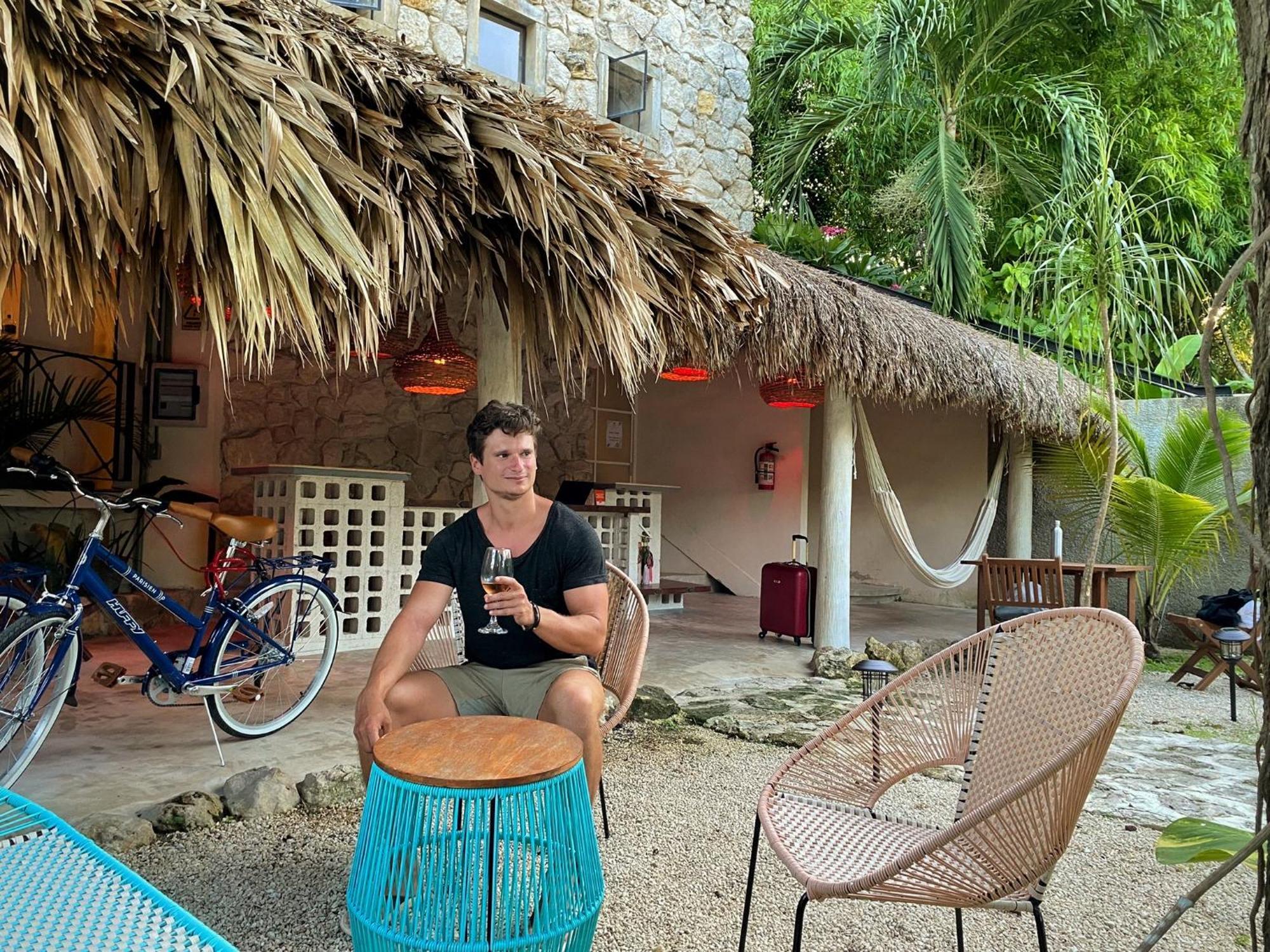 Elmar Hostel Bacalar Exterior photo