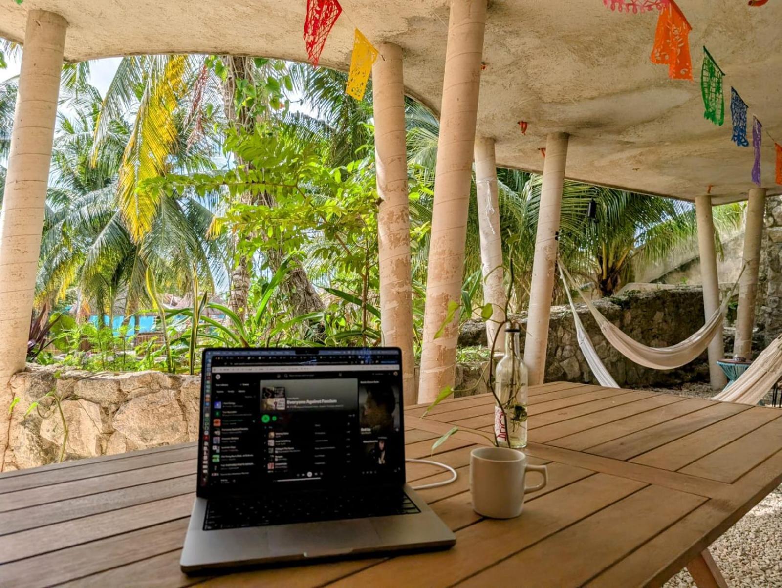Elmar Hostel Bacalar Exterior photo