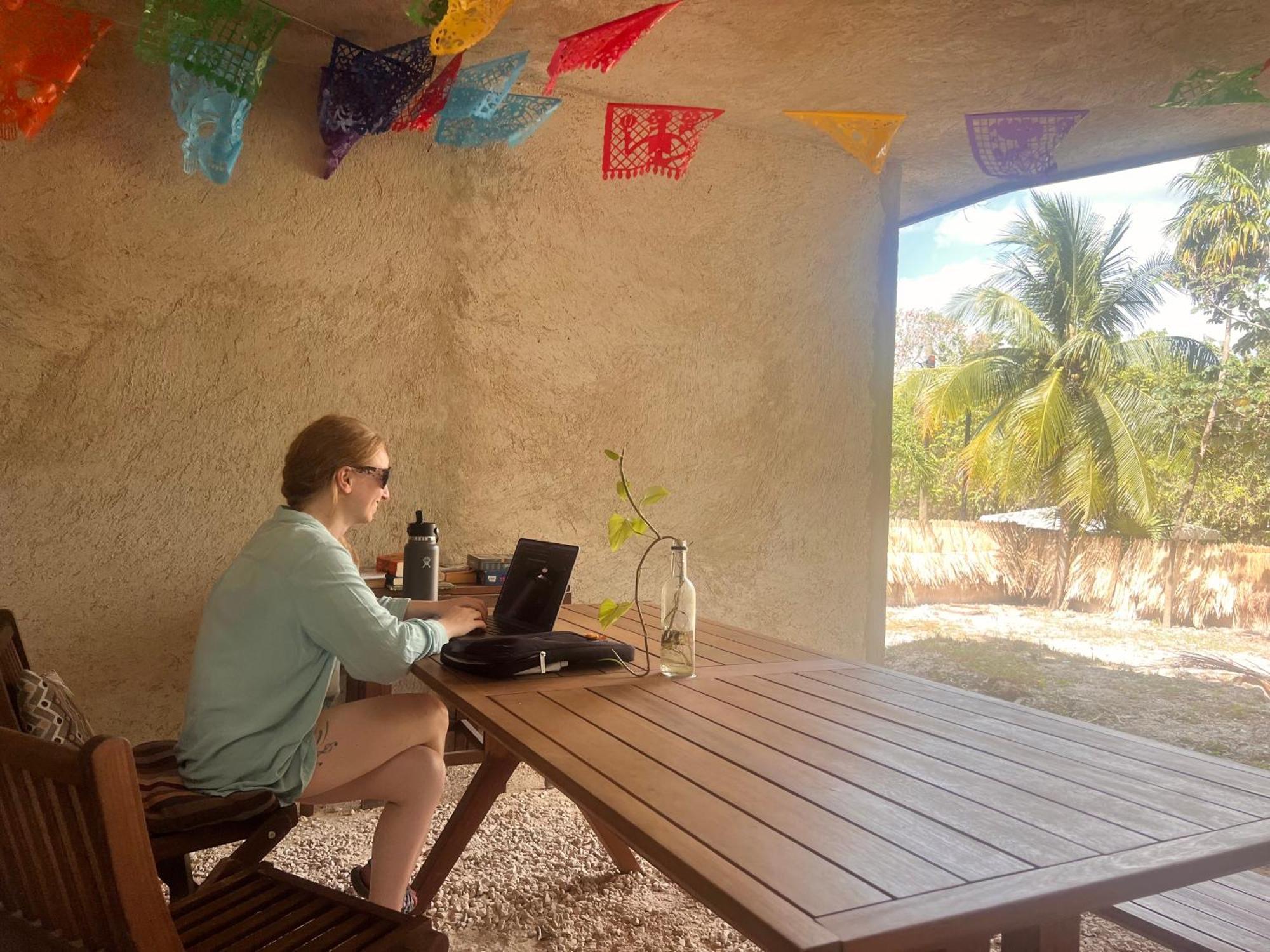 Elmar Hostel Bacalar Exterior photo